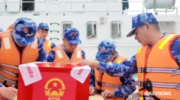 طقس مثالي يرافق الناخبين في مدينة هاي فونغ يوم 15 مارس الجاري